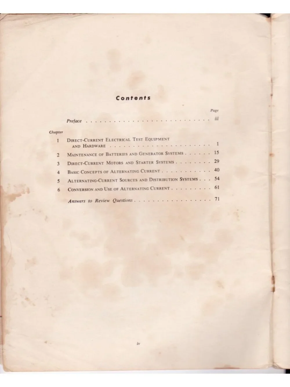 1963 USAF Aircraft Mechanic Electrical Systems Course 4313 Manual Air University